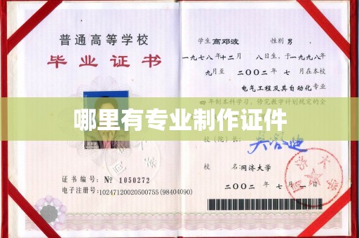 济宁哪里有专业制作证件