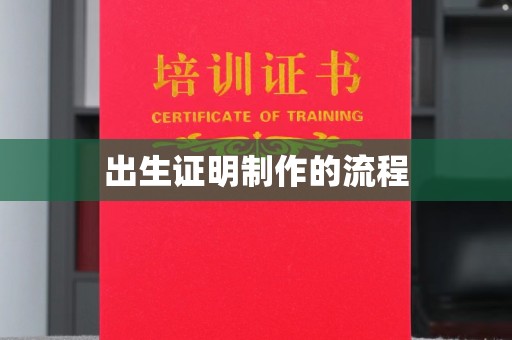 济宁出生证明制作的流程