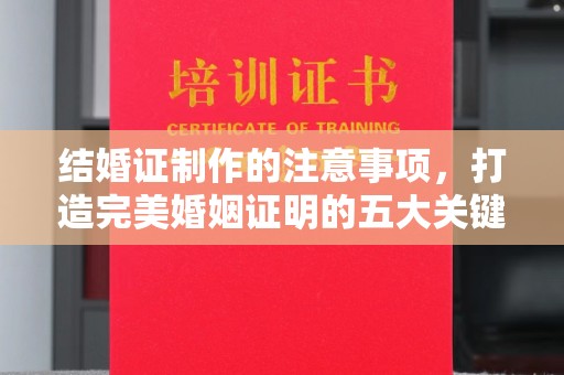 济宁结婚证制作的注意事项，打造完美婚姻证明的五大关键点