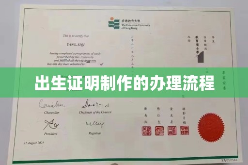 济宁出生证明制作的办理流程