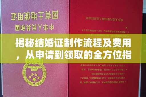济宁揭秘结婚证制作流程及费用，从申请到领取的全方位指南
