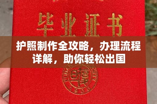济宁护照制作全攻略，办理流程详解，助你轻松出国